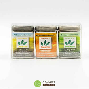 OnkoTea - Discovery Box - 3 flavors of our Cancer-Specialty Tea Natural-Source International Supplement - Conners Clinic